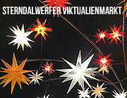 Winterliche Beleuchtung auf dem Viktualienmarkt mit "Sterndalwerfern" (©Foto: Martin Schmitz)